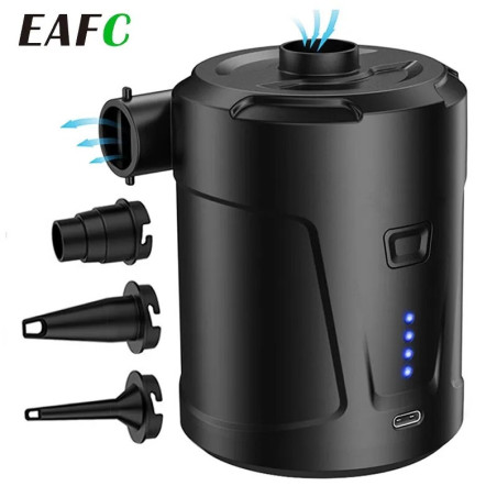 EAFC Electric Air Pump Portable Wireless Air Compressor Inflator/Deflator