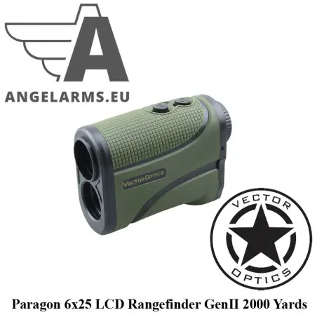 Vector Optics Paragon 6x25 LCD Rangefinder GenII 2000 Yards