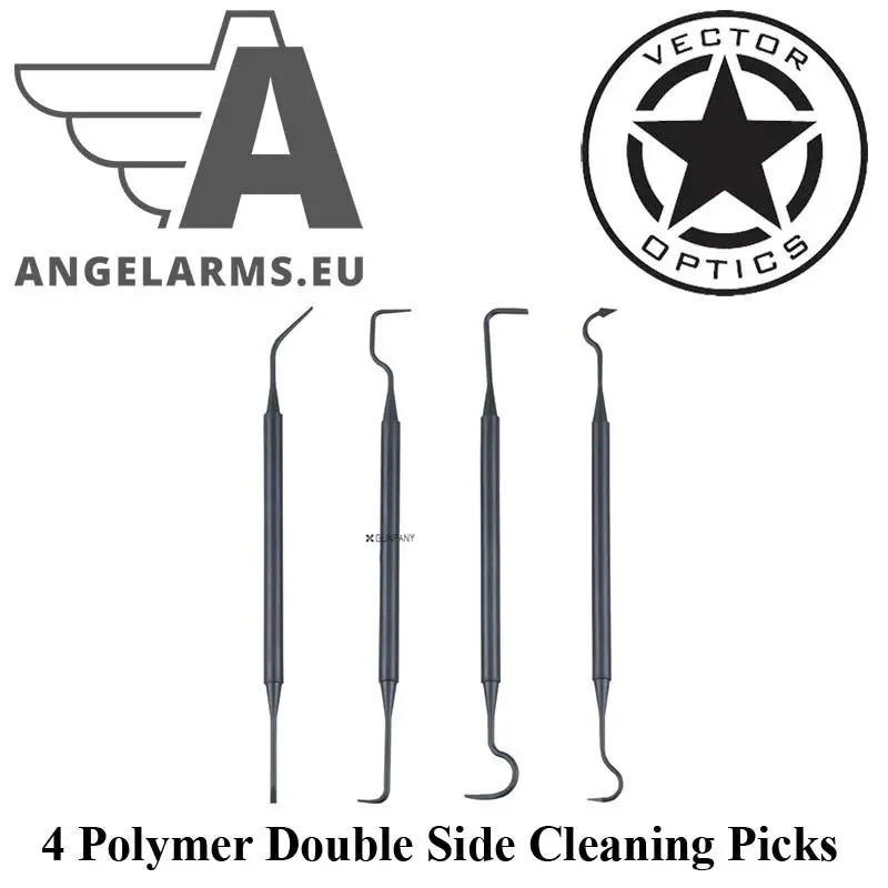 Vector Optics 4 Polymer Double Side Cleaning Picks