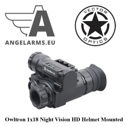 Vector Optics Owltron 1x18 Night Vision HD Helmet Mounted