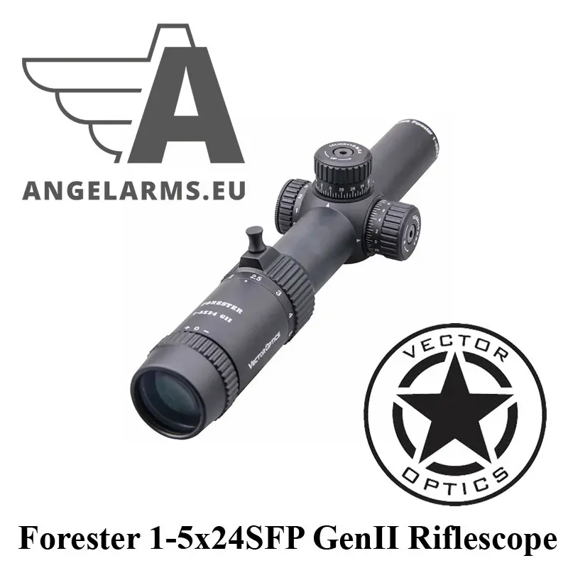 ☀ Vector Optics Forester 1-5x24SFP GenII Riflescope | angelarms.eu
