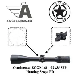 Vector Optics Continental ZOOM x8 4-32x56 SFP Hunting Scope ED