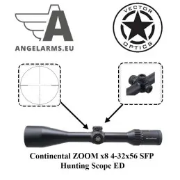 Vector Optics Мисливський приціл Continental ZOOM x8 4-32x56 SFP ED