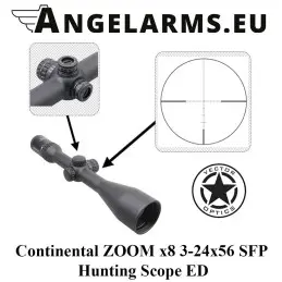 Vector Optics Continental ZOOM x8 3-24x56 SFP Hunting Scope ED