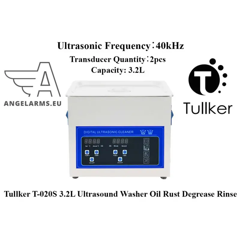 Tullker T-020S 3.2L Ultrasound Washer Oil Rust Degrease Rinse