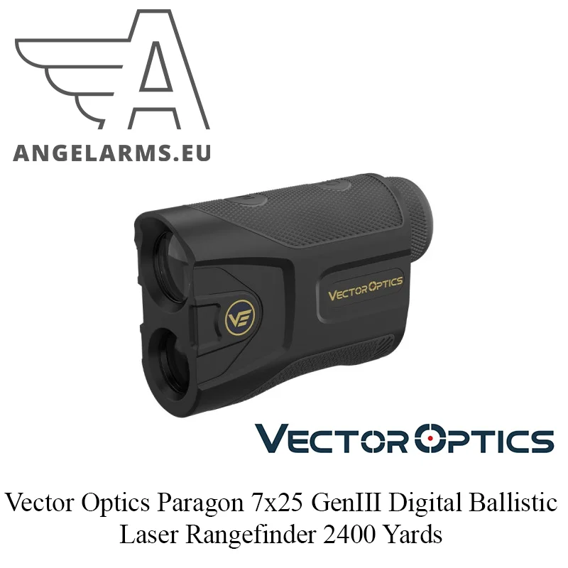 Vector Optics Paragon 7x25 GenIII Digital Ballistic Laser Rangefinder 2400 Yards