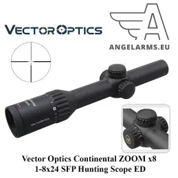 Vector Optics Continental ZOOM x8 1-8x24 SFP Jagdzielfernrohr ED