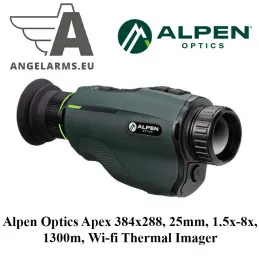Alpen Optics Apex 384x288, 25mm, 1.5x-8x, 1300m, Wi-fi Thermal Imager