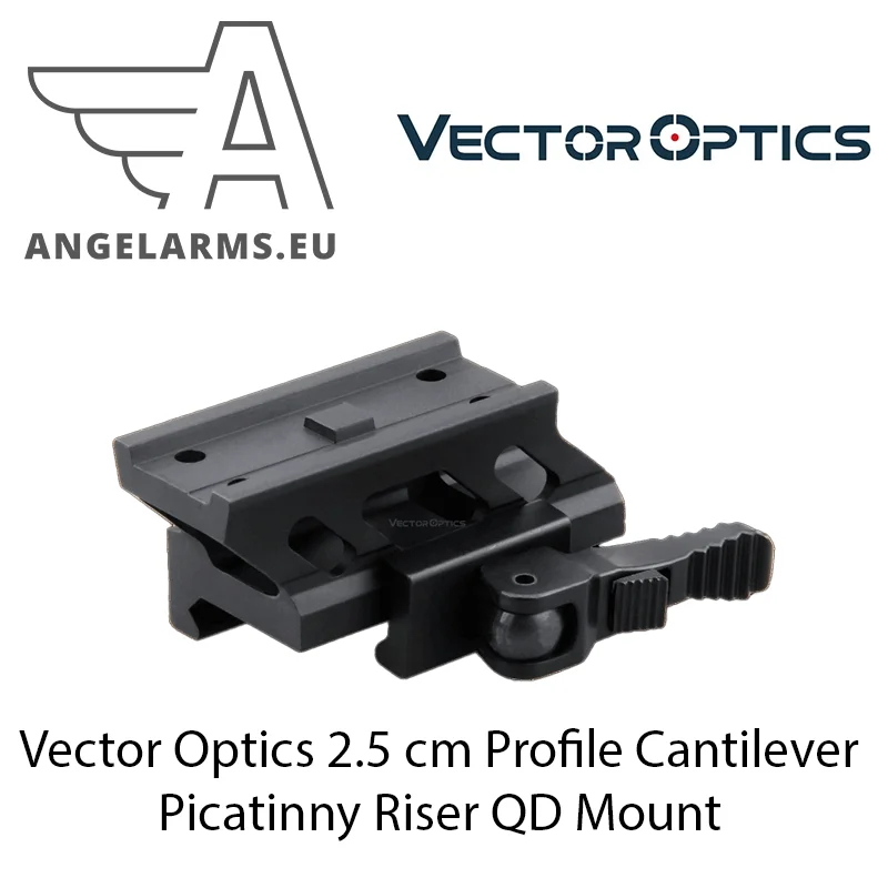 Vector Optics 1" Profil Cantilever Picatinny Riser QD Mount