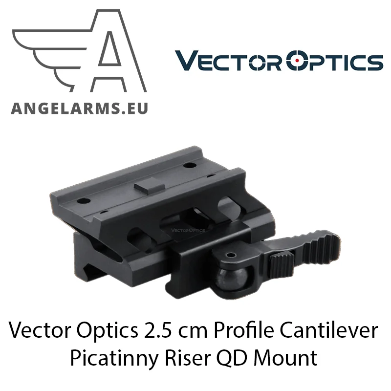Vector Optics 1" Profil Cantilever Picatinny Riser QD Mount Vector Optics 1" Profil Cantilever Picatinny Riser QD Mount