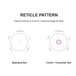 Vector Optics Nautilus 1x30 Red Dot Scope Double Reticle