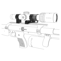 Vector Optics 30 mm regulējama konsoles konsole Gredzeni