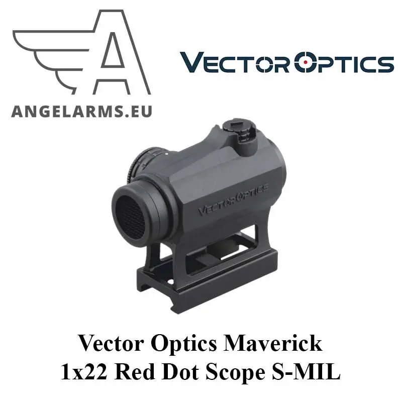 Vector Optics Maverick 1x22 Rotpunktzielfernrohr S-MIL www.angelarms.eu