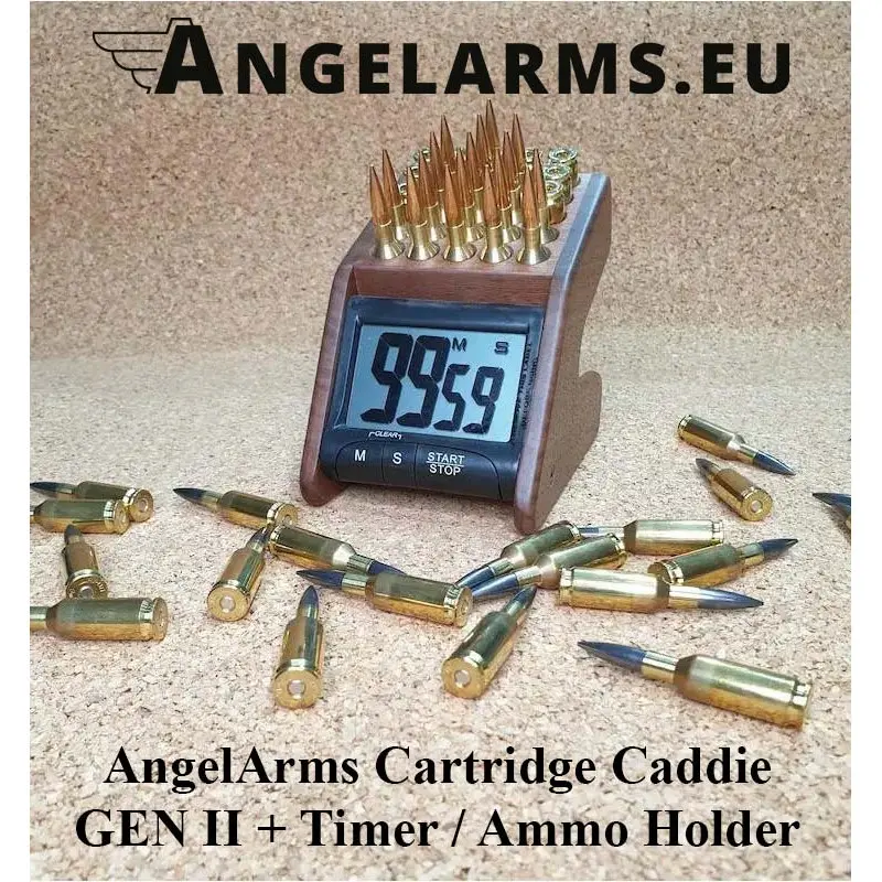 AngelArms Cartridge Caddie GEN II + Timer / Munitionshalterung www.angelarms.eu