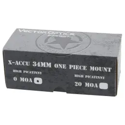 Vector Optics X-Accu 34mm High Profile One Piece Mount. Monoblock.