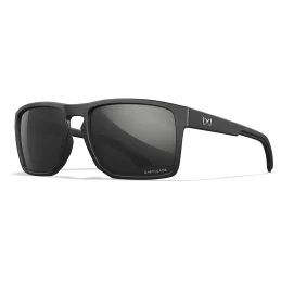 Wiley-X FOUNDER Captivate Polarized Black Mirror, Matte Black Frame