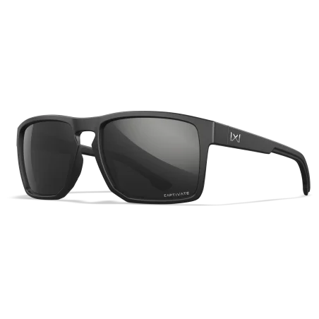 Wiley-X FOUNDER Captivate Polarized Black Mirror, Matte Black Frame