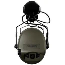 Sordin Supreme MIL AUX Hearing Protector - Active Military Hearing Protector - AUX Connector, ARC Connector & Green Capsule