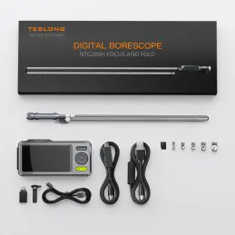 Teslong Focus and Fold Rifle Borescope With 5-inch Ips Screen