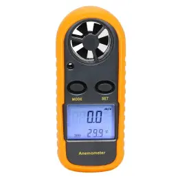 SHAHE Handheld Anemometer Wind Speed Meter Anemometer Anemometro 30m/s Temperature Tester -10 ~ 45C Wind Meter LCD Backlight