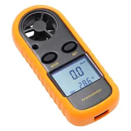 SHAHE Handheld Anemometer Wind Speed Meter Anemometer Anemometro 30m/s Temperature Tester -10 ~ 45C Wind Meter LCD Backlight