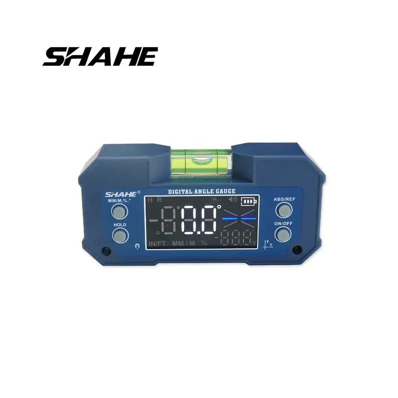 SHAHE MINI Magnetic Level Gauge Inclinometer Rechargable Angle Protractor Dual Axis Digital Angle Finder With Level bubble