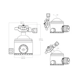 Vector Optics 56mm Kugelkopf-Kit