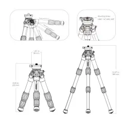 Vector Optics Tabletop Tripod
