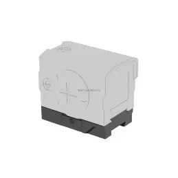 Vector Optics Geschlossenes Rotpunktvisier Niedrige Schwalbenschwanzmontage VOD Footprint