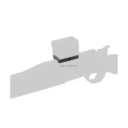 Vector Optics Geschlossenes Rotpunktvisier Niedrige Schwalbenschwanzmontage VOD Footprint