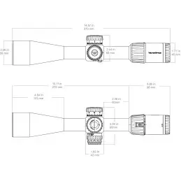 Vector Optics Tauron 4-24x50 pirmā fokusa plaknes šautene Tēmēklis