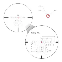 Vector Optics Continental x10 1-10x28 ED RAR-C Rifle Scope