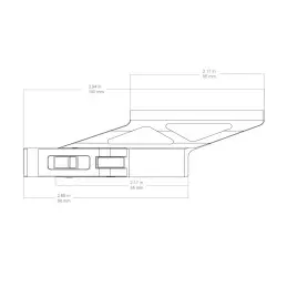 Vector Optics Scrapper 1x25 Cantilever Quick Release Riser Mount für Picatinny Rail