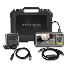 Teslong NTG500 114 cm / 45-Zoll-Flexibles Zielfernrohr mit 5-Zoll-IPS-Bildschirm + 5 unterschiedlich große Spiegel