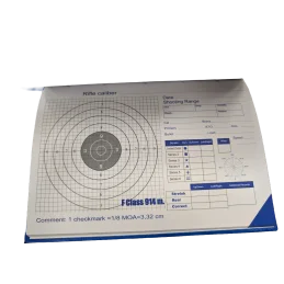 Long Range Rifleman's Correction Notebook MOA