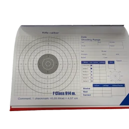 Long Range Rifleman's Correction Notebook MRAD