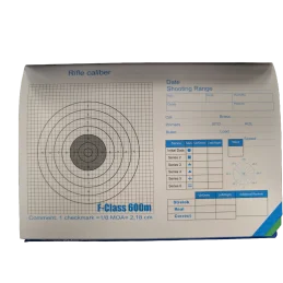 Long Range Rifleman's Correction Notebook MOA