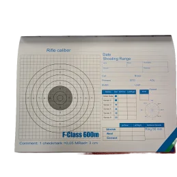 Long Range Rifleman's Correction Notebook MRAD