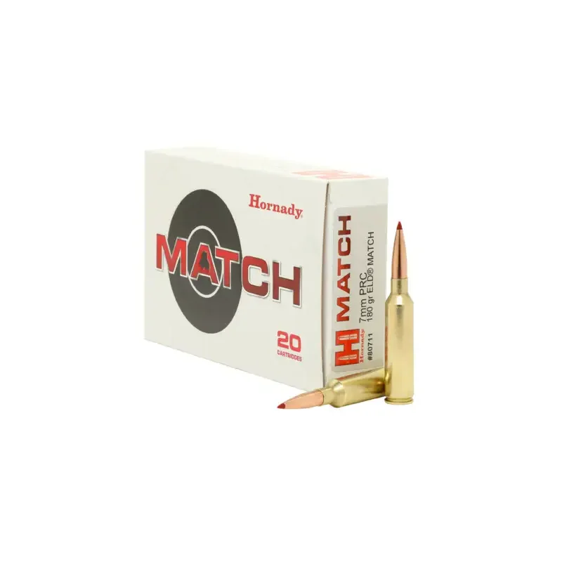 Hornady 7mm PRC Match™ Ammunition - 180 gr ELD® Match Hornady 7mm PRC Match™ Ammunition - 180 gr ELD® Match