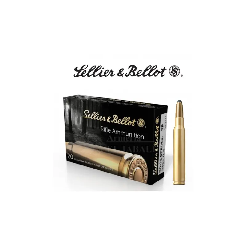 Sellier&Bellot 30-06 Spring. PTS 180 Grs Ammunition Sellier&Bellot 30-06 Spring. PTS 180 Grs Ammunition