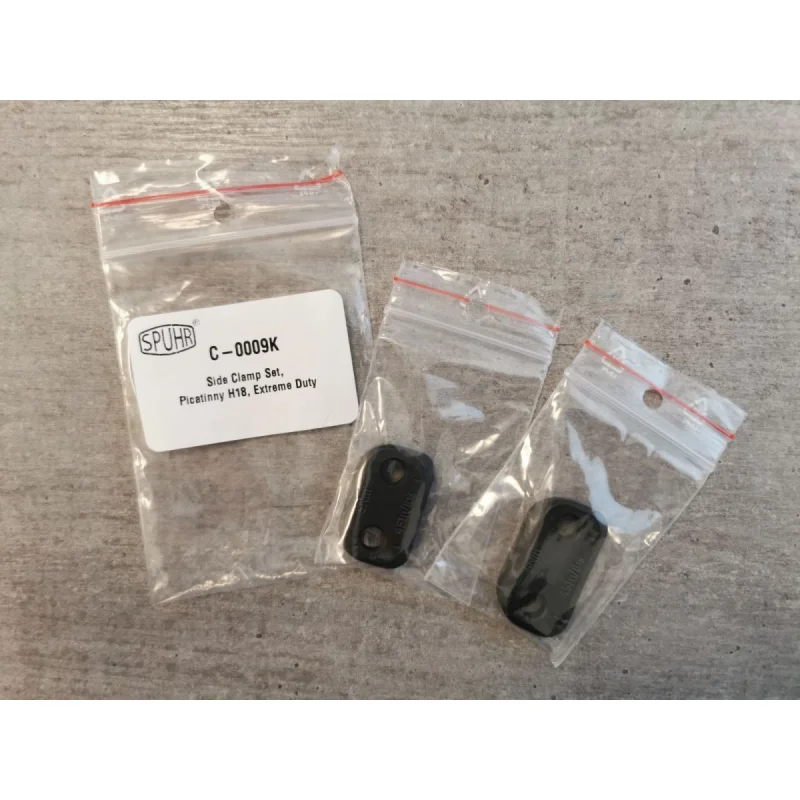 SPUHR Picatinny H18 Side Clamp Set Extreme Duty SPUHR Picatinny H18 Side Clamp Set Extreme Duty
