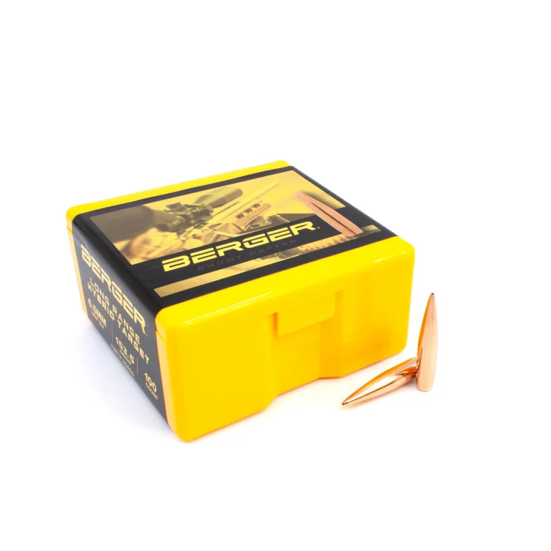 Berger 6.5 mm 153.5 Grain Long Range Hybrid Target Rifle Bullet Berger 6.5 mm 153.5 Grain Long Range Hybrid Target Rifle Bullet