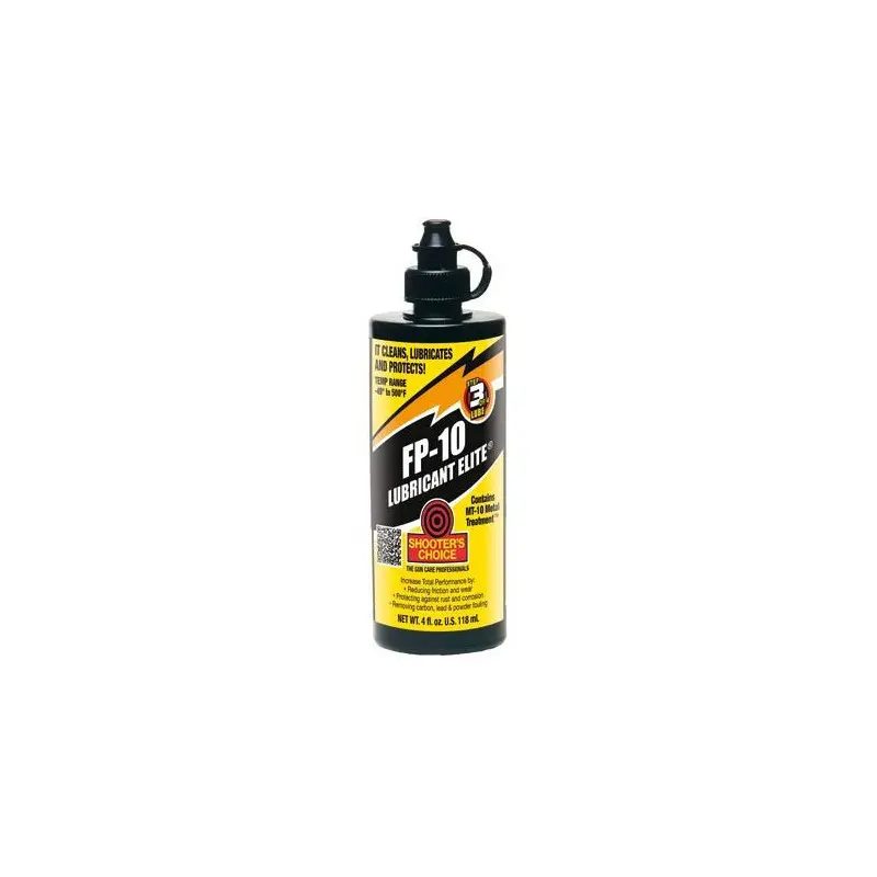 Shooter Choice FP-10 Gun Lubricant Elite 4 oz plastic bottle Liquid