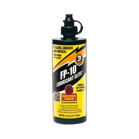 Shooter Choice FP-10 Gun Lubricant Elite 4 oz plastic bottle Liquid