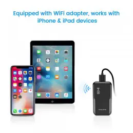 Teslong 36 дюймов / 92 см WiFi гибкий бороскоп для Iphone Ipad Andriod с адаптером Wifi