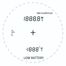Vector Optics Paragon 6x25 LCD Golf Rangefinder