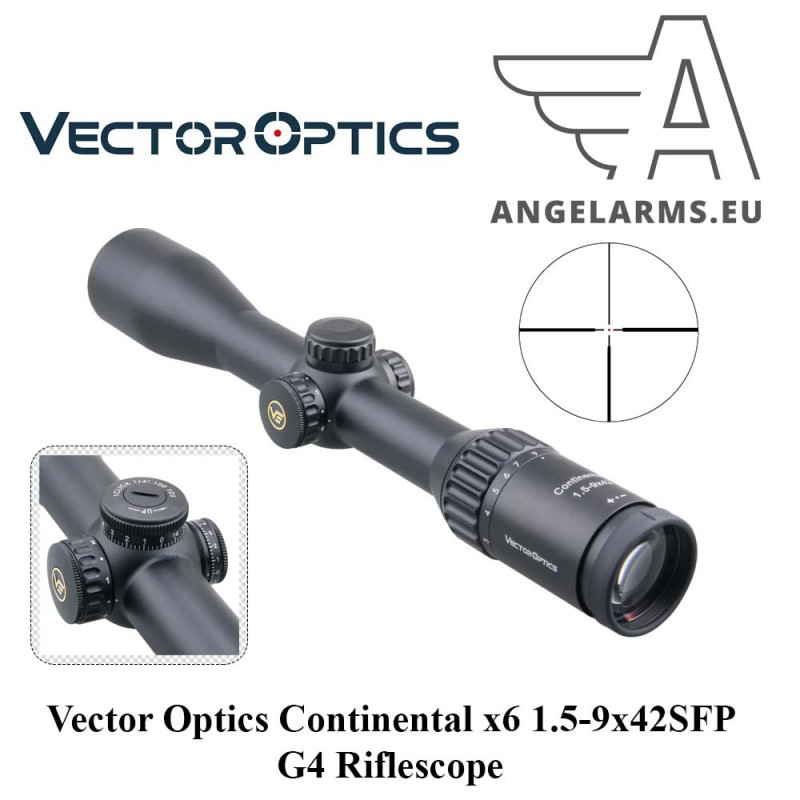 Vector Optics Continental x6 1.5-9x42SFP G4 Riflescope Vector Optics Continental x6 1.5-9x42SFP G4 Riflescope