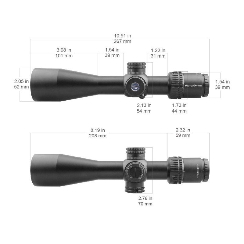 Vector Optics Veyron 4-16x44FFP Zielfernrohr www.angelarms.eu