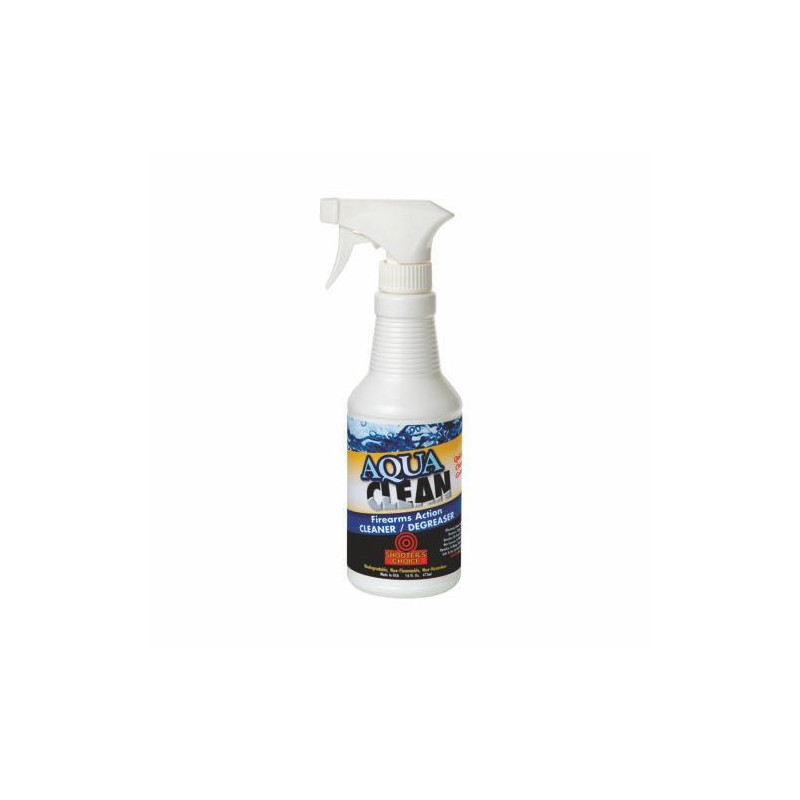 Shooter Choice Aqua Clean Firearm Action Cleaner-Degreaser 16 oz Pump Spray Shooter Choice Aqua Clean Firearm Action Cleaner-Degreaser 16 oz Pump Spray