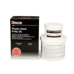 Devcon A (10112 / 10110) Plastic Steel Putty - 500 gram, bedding compound Devcon A (10112 / 10110) Plastic Steel Putty - 500 gram, bedding compound